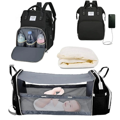 CozyPod™ 3 in 1 Diaper Backpack 